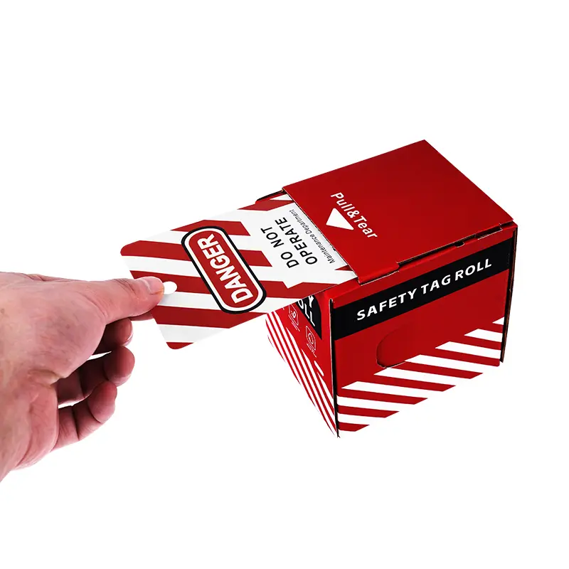 Информационная бирка LOTO в рулоне "Do not operate" 200 шт, STR001 Информационная бирка LOTO в рулоне "Do not operate" 200 шт, STR001